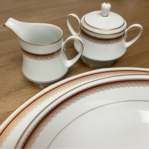 Noritake Fine China - Milk, sugar, bowl & platter set - Picture 3 of 6